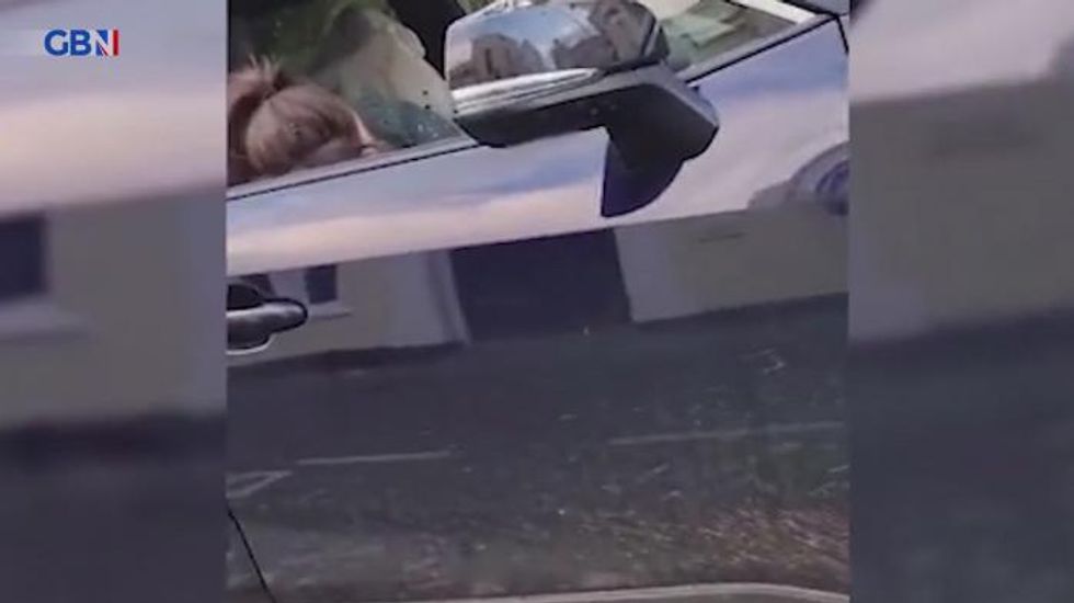 Watch: Drunk driver seen asleep at wheel before speeding off at 100mph