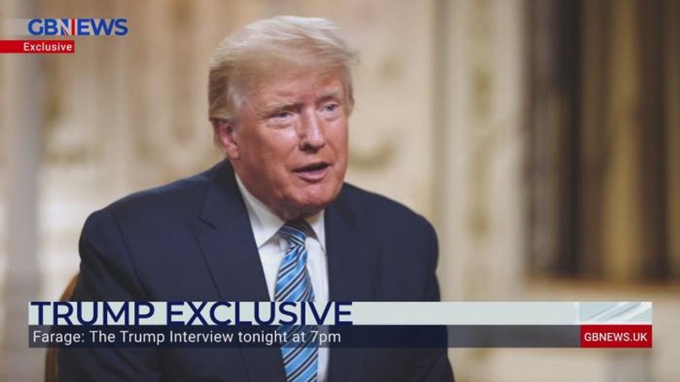 Donald Trump says Meghan Markle disrespected The Queen, during exclusive GB News interview