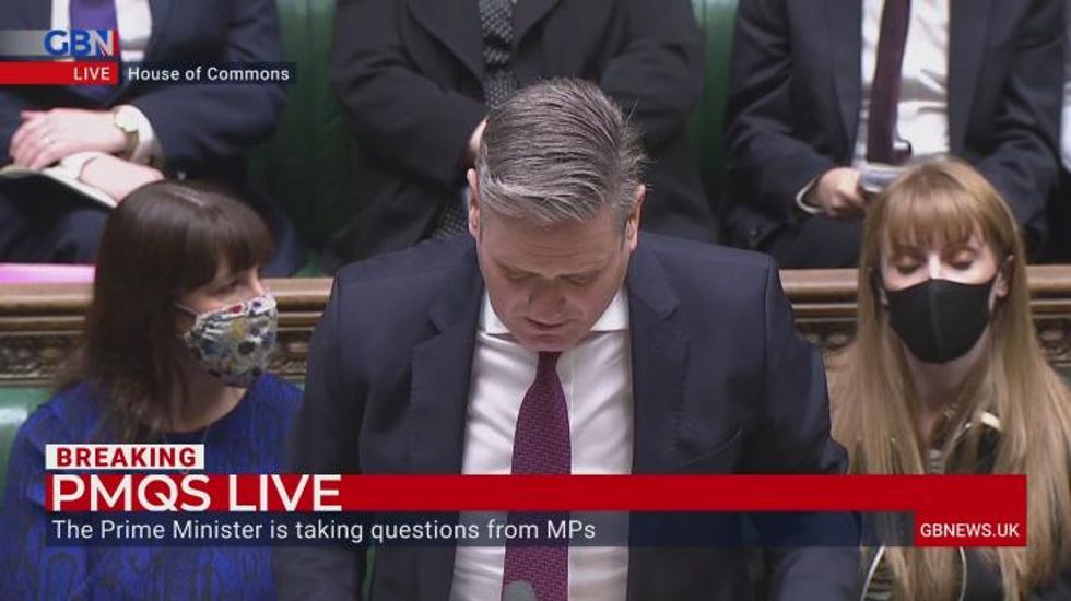 Keir Starmer slams Boris Johnson for 'parroting the conspiracy theories of violent fascists'