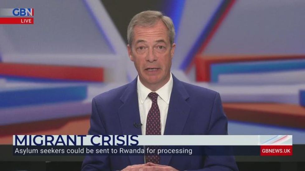 Government could send asylum seekers to Rwanda because 'there's nothing else they can think of' says Nigel Farage