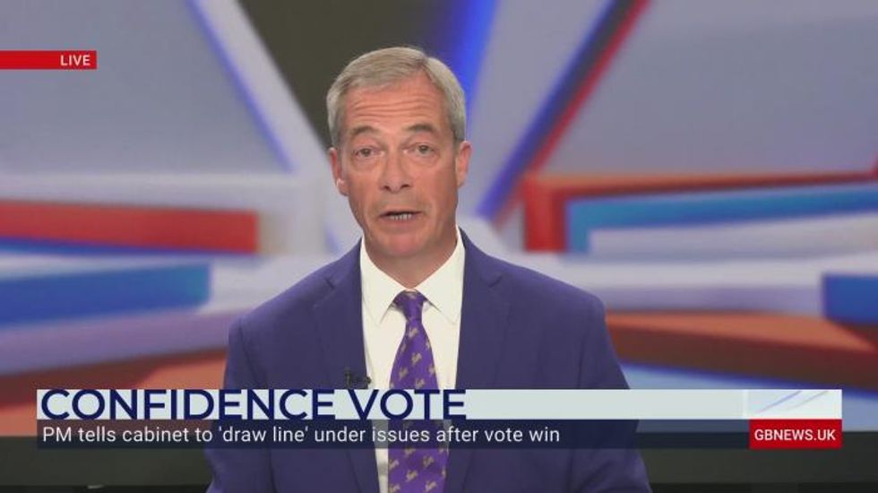 Nigel Farage fears Brexit 'is in peril' should Boris Johnson remain Prime Minister