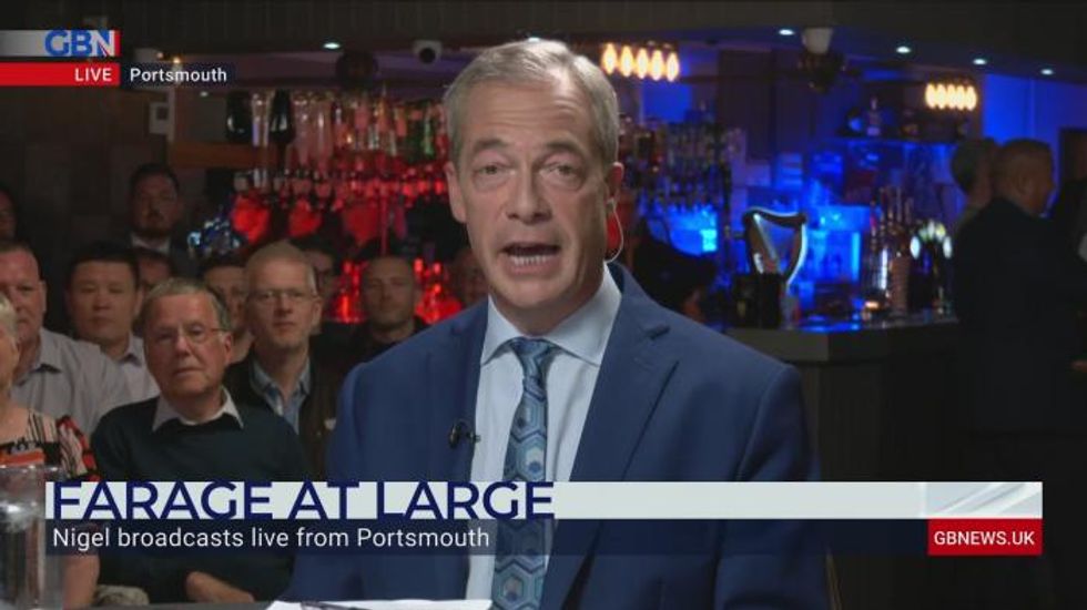 Nigel Farage claims 750 new houses would have to be built every day to house migrants entering the country