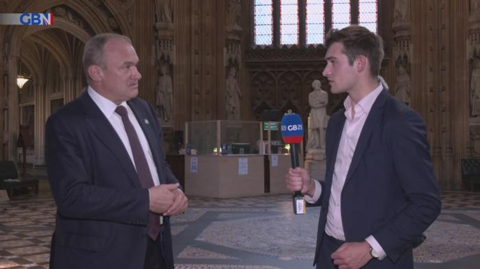 Lib Dem leader Ed Davey reaches out to Tory voters appalled by tax hikes and vaccine passports