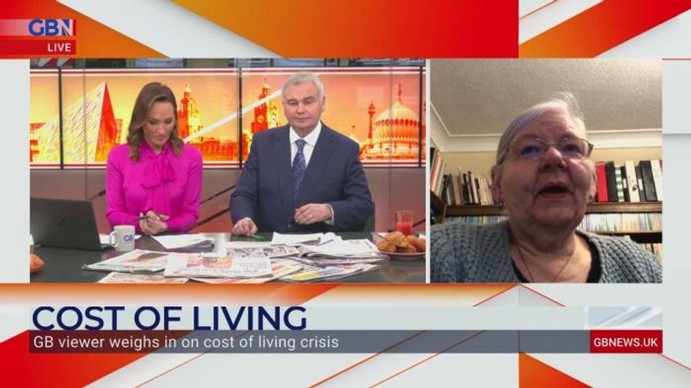 Pensioner tells GB News how she can only afford one meal a day and one hour of heating