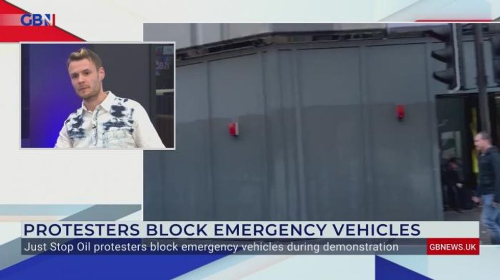 Just Stop Oil defend blocking ambulance, despite promoting blue light policy