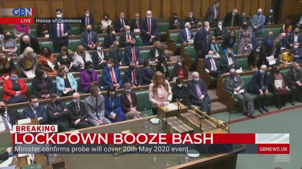 Angela Rayner demands Boris Johnson 'set the tone' and fess-up on whether he attended Downing Street party
