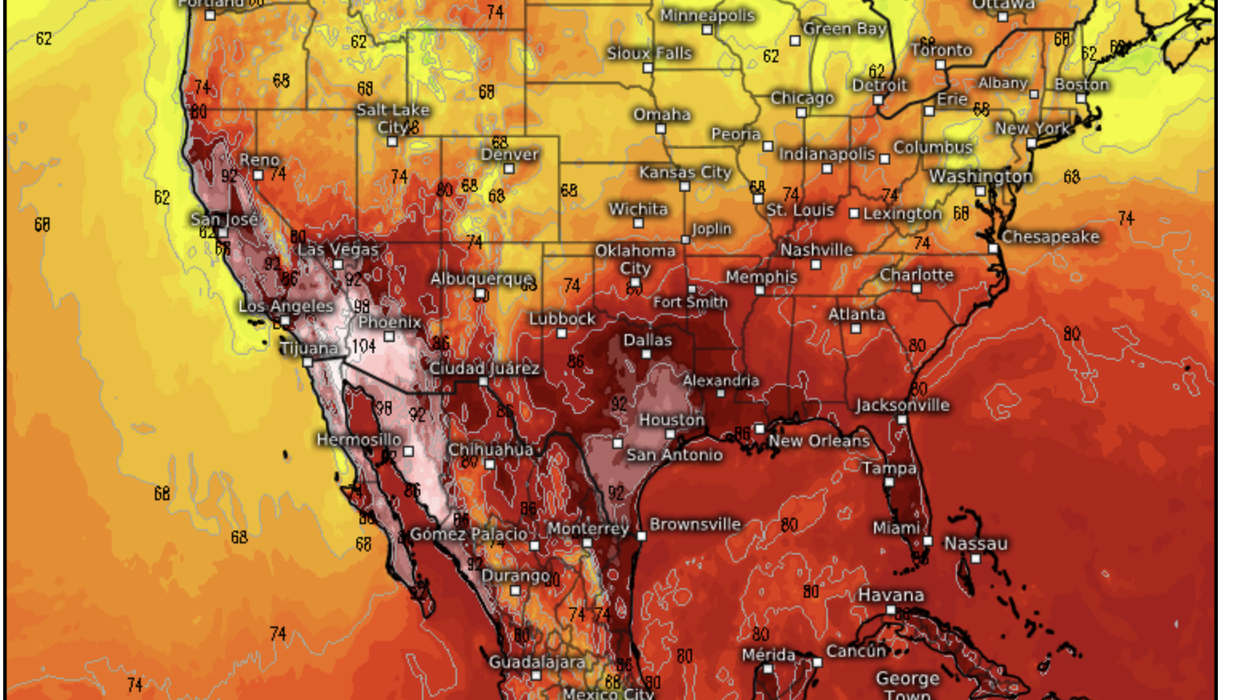 110F expected in southwestern US