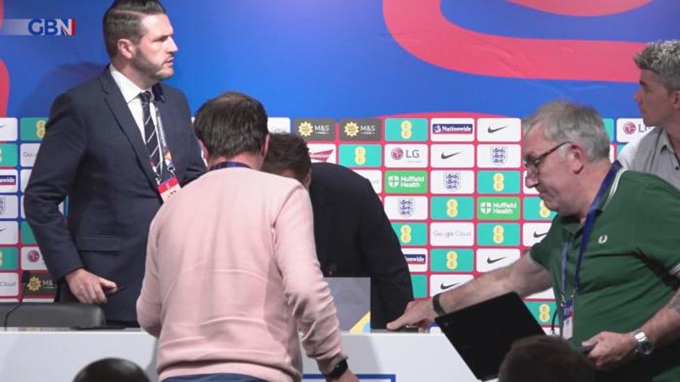 Four arrested after police officer knocked unconscious in unprovoked attack before England - Hungary game