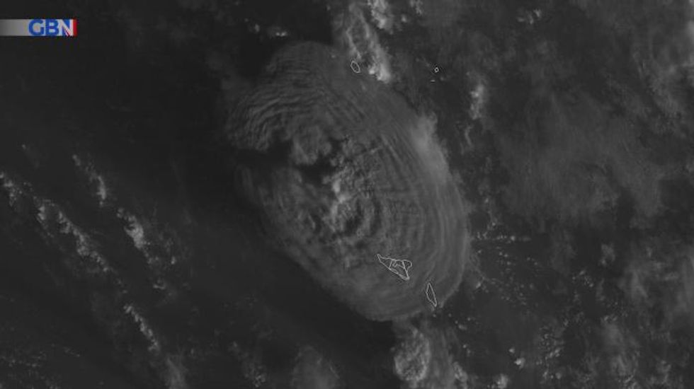 Tonga Tsunami: Islanders rush to escape waves after undersea volcano erupts