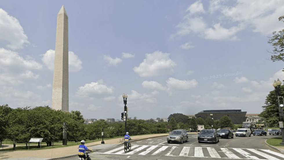 15th Street and Independence Avenue in Washington DC