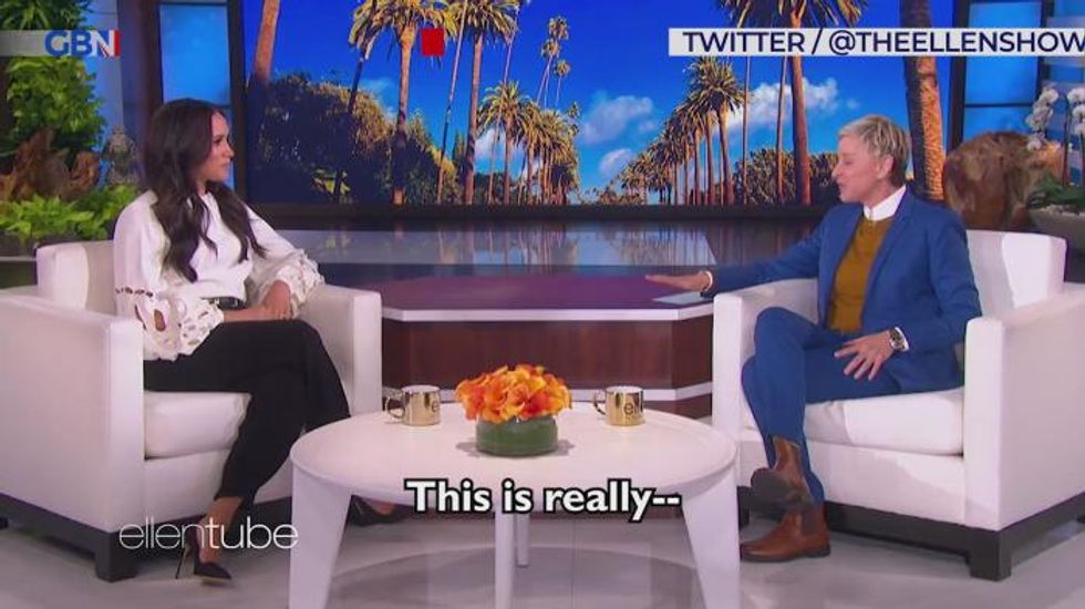 Meghan Markle gives interview to Ellen DeGeneres