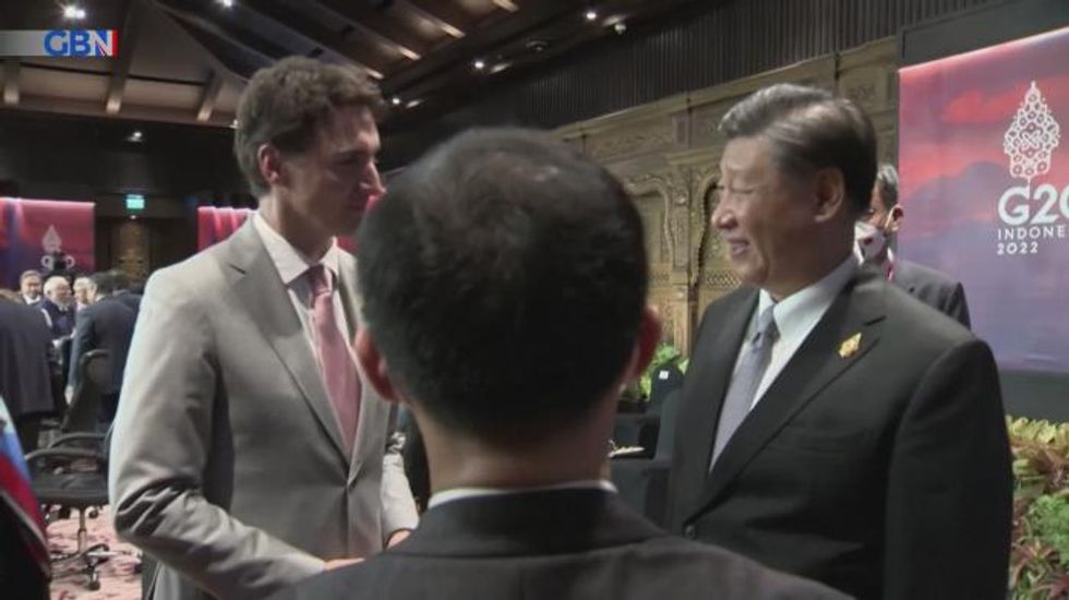 WATCH: Staggering moment China’s President Xi Jinping LECTURES Justin Trudeau on his ‘inappropriate’ behaviour