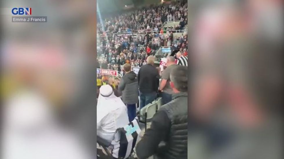 Newcastle United fan whose collapse stopped Premier League game ‘doing well’