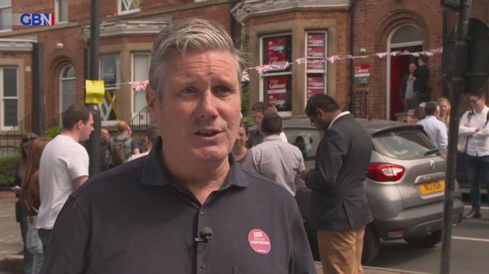 Keir Starmer accuses Tories of ‘pouring petrol on the fire’ of rail dispute