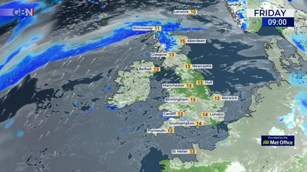 UK Weather: Very mild until Saturday, then turning colder