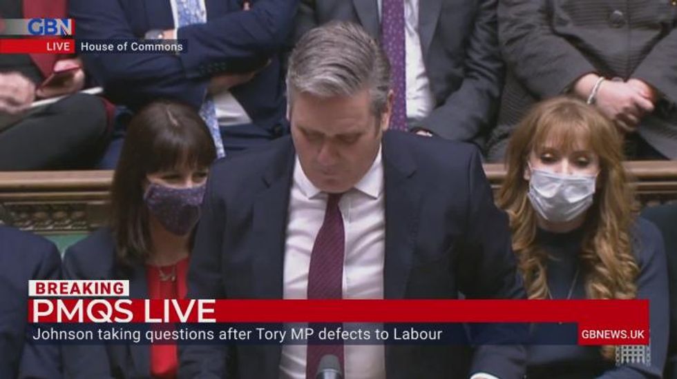 Keir Starmer welcomes Tory defector Christian Wakeford to the Labour Party