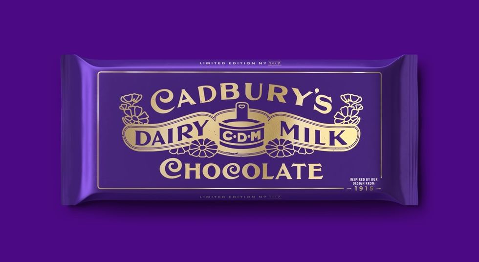 1915 Cadbury chocolate bar