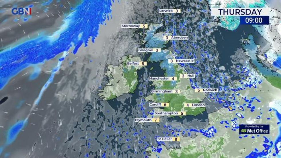UK weather: Snowfall hits London while other parts of the country are hit by affects of Storm Arwen