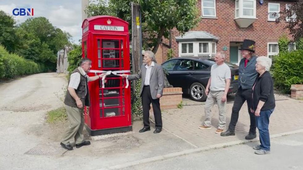 East Yorkshire residents transform iconic disused red phone box into 'smallest museum'
