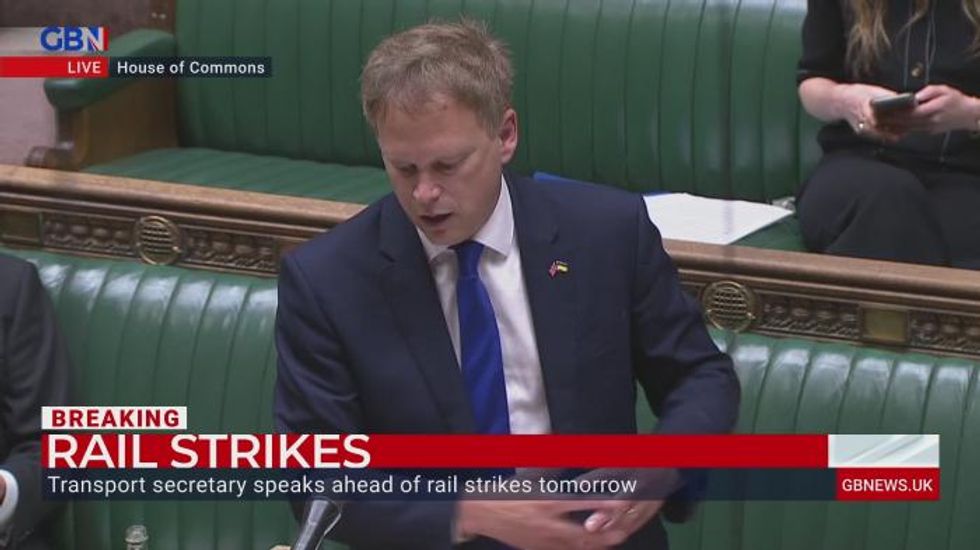 Grant Shapps slams 'union barons' and 'some of the better-paid workers in this country' ahead of strike