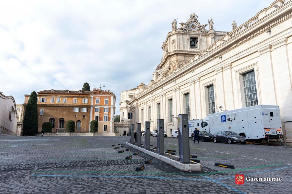 20 new electric vehicle chargers have been installed in the Vatican