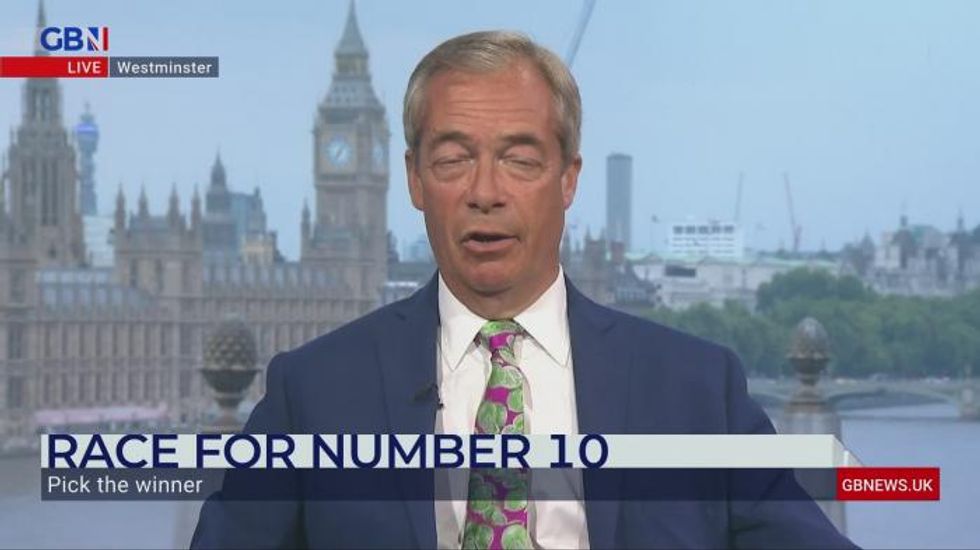 Nigel Farage says Liz Truss is the ‘least worst’ candidate after leadership race whittled down to final two