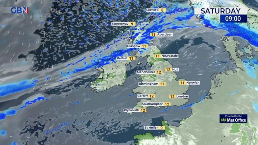 Weather: Cold northerly wind follows across all parts