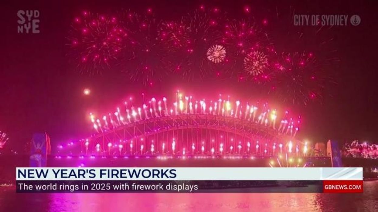 Hordes of people storm through barriers to enter New Year fireworks display as witnesses slam 'lawless London'