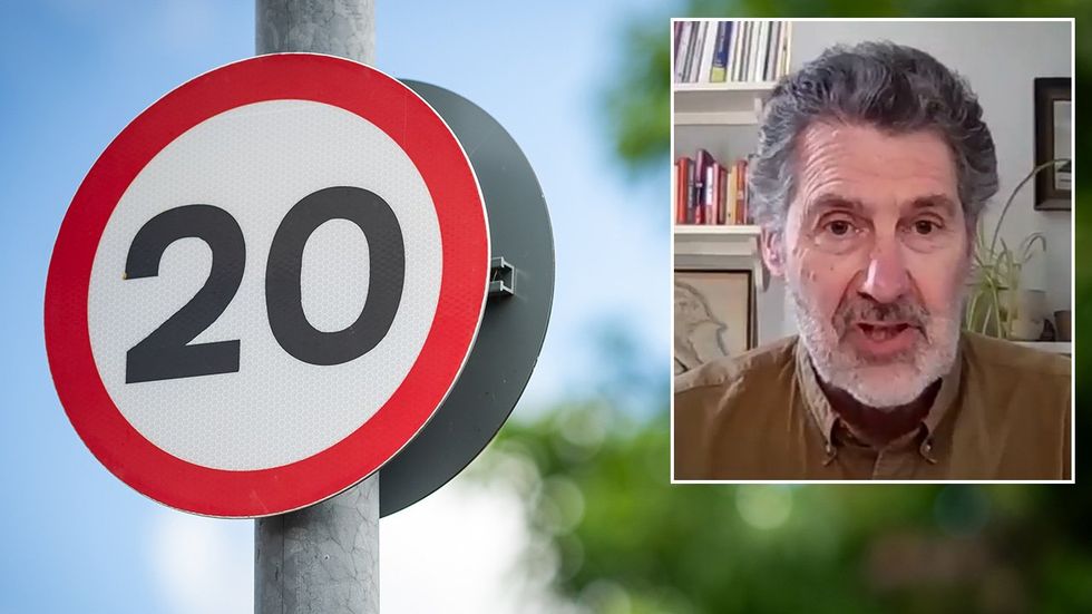 20mph sign, Jeremy Leach