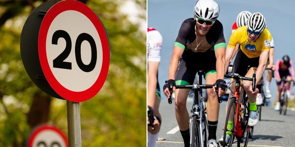 NextImg:20mph speed limit roads force historic cycling race to alter course as support vehicles risk fines