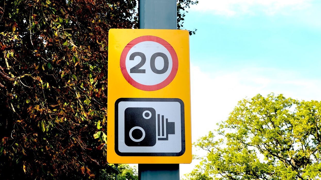 20mph speed limits sign