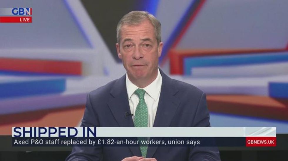 'Wrong, wrong, wrong!' Nigel Farage shuts down claims P&O jobs axe was because of Brexit