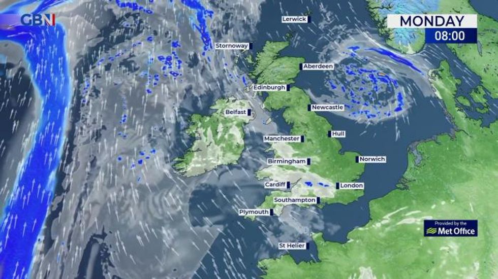 UK weather: Dry with sunny spells for most of the UK with fog patches in the East of England