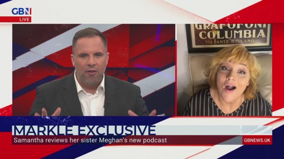 Meghan Markle slammed by half-sister Samantha for 'insulting' Harry in podcast that was more like 'seductive commercial'