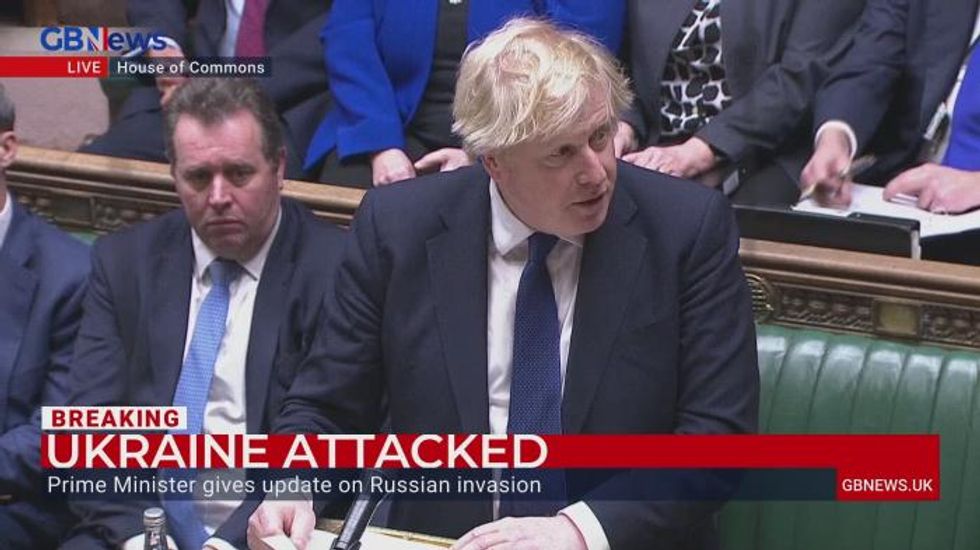 Boris Johnson announces 'massive' sanctions to 'cripple' Russian economy after attack on Ukraine