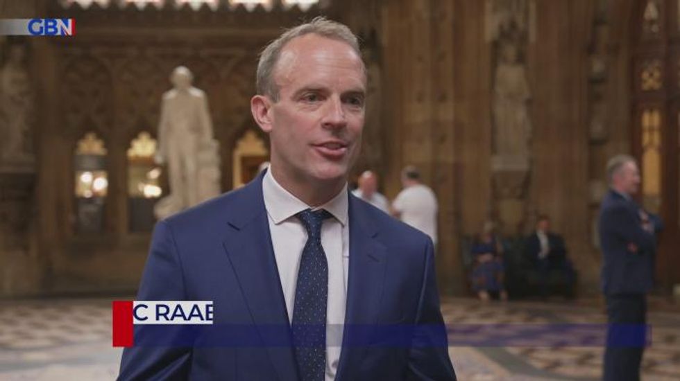 Dominic Raab says he's 'not going to add to investigation' when asked about civil servant claiming 'they'd got away with' lockdown party