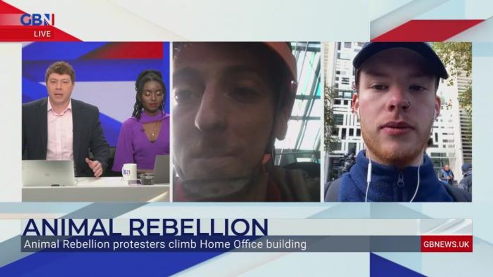 Animal Rebellion protester: 'We are not being a public nuisance - the UK Government are'