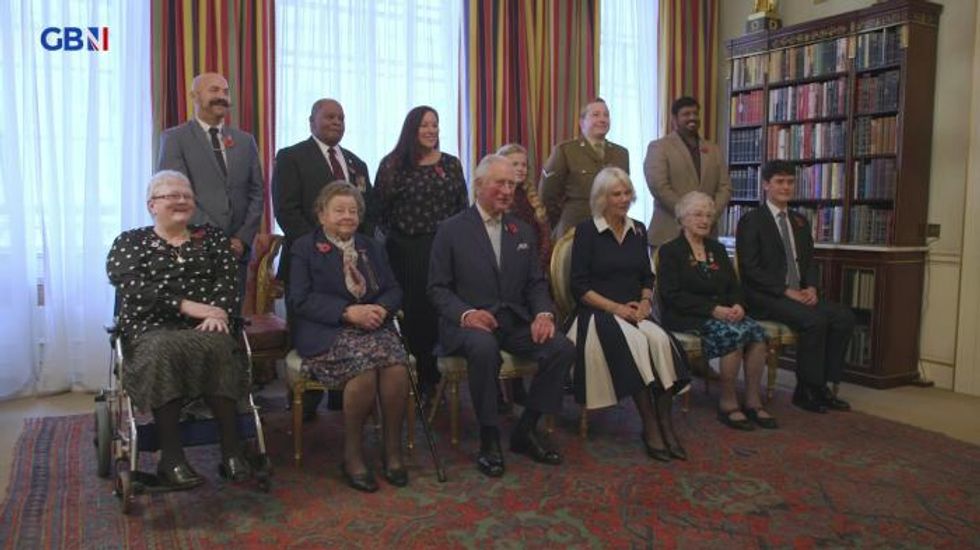Charles and Camilla launch Royal British Legion’s centenary poppy appeal