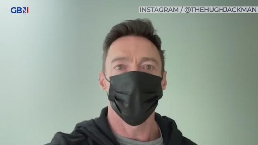 Covid: Hugh Jackman urges people to 'stay safe, be healthy, be kind' after testing positive