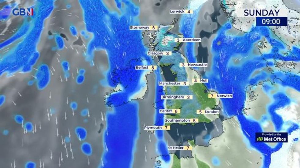 Weather: Cold again today but less windy than yesterday.