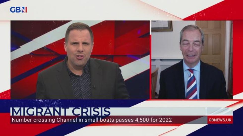 Around 100,000 migrants could arrive in Britain this year, Nigel Farage predicts