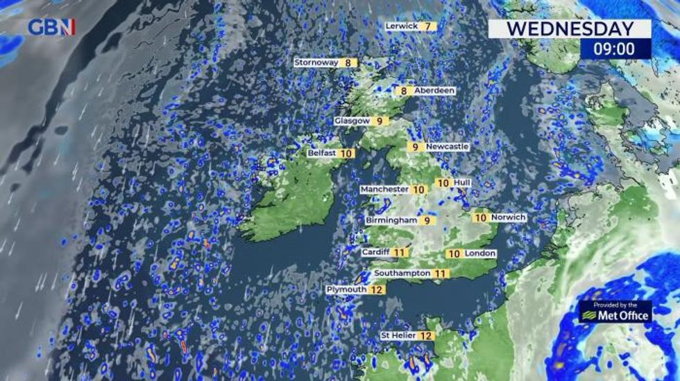 UK Weather: Some showers at first, but increasingly bright, though chilly.