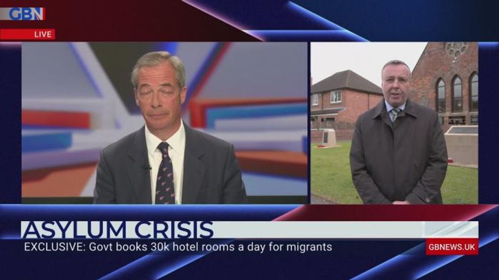 Nigel Farage warned of 'similar' migrant camps across UK if Linton-on-Ouse is a success