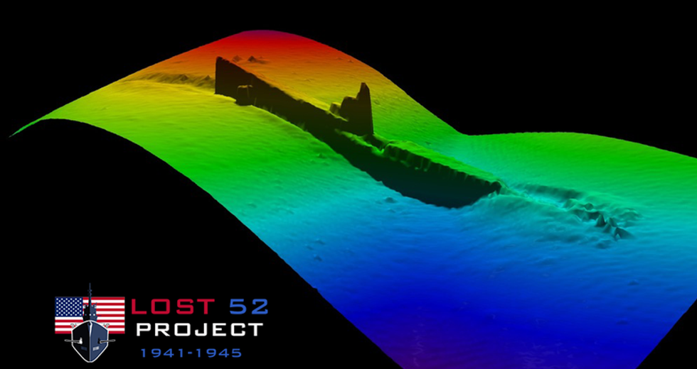 3D imagery of USS Harder