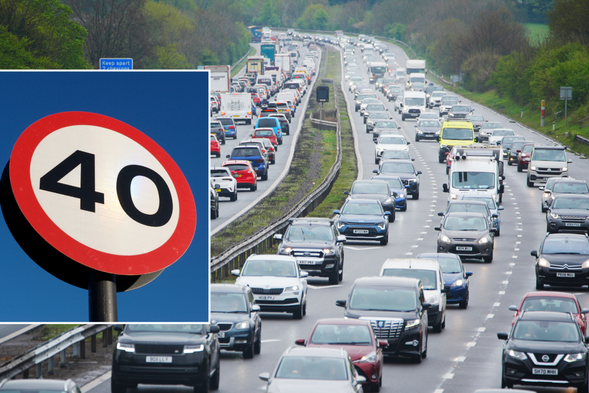 40mph sign and UK roads