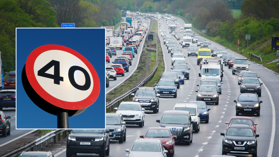 40mph sign and UK roads