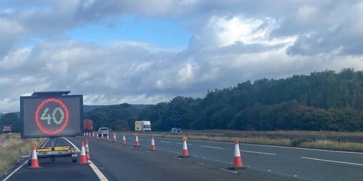 NextImg:Thousands of motorists slapped with £100 fine for breaking new speed limits on major motorway