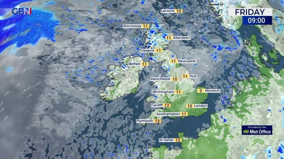 UK Weather: Becoming milder and more unsettled, particularly in the north