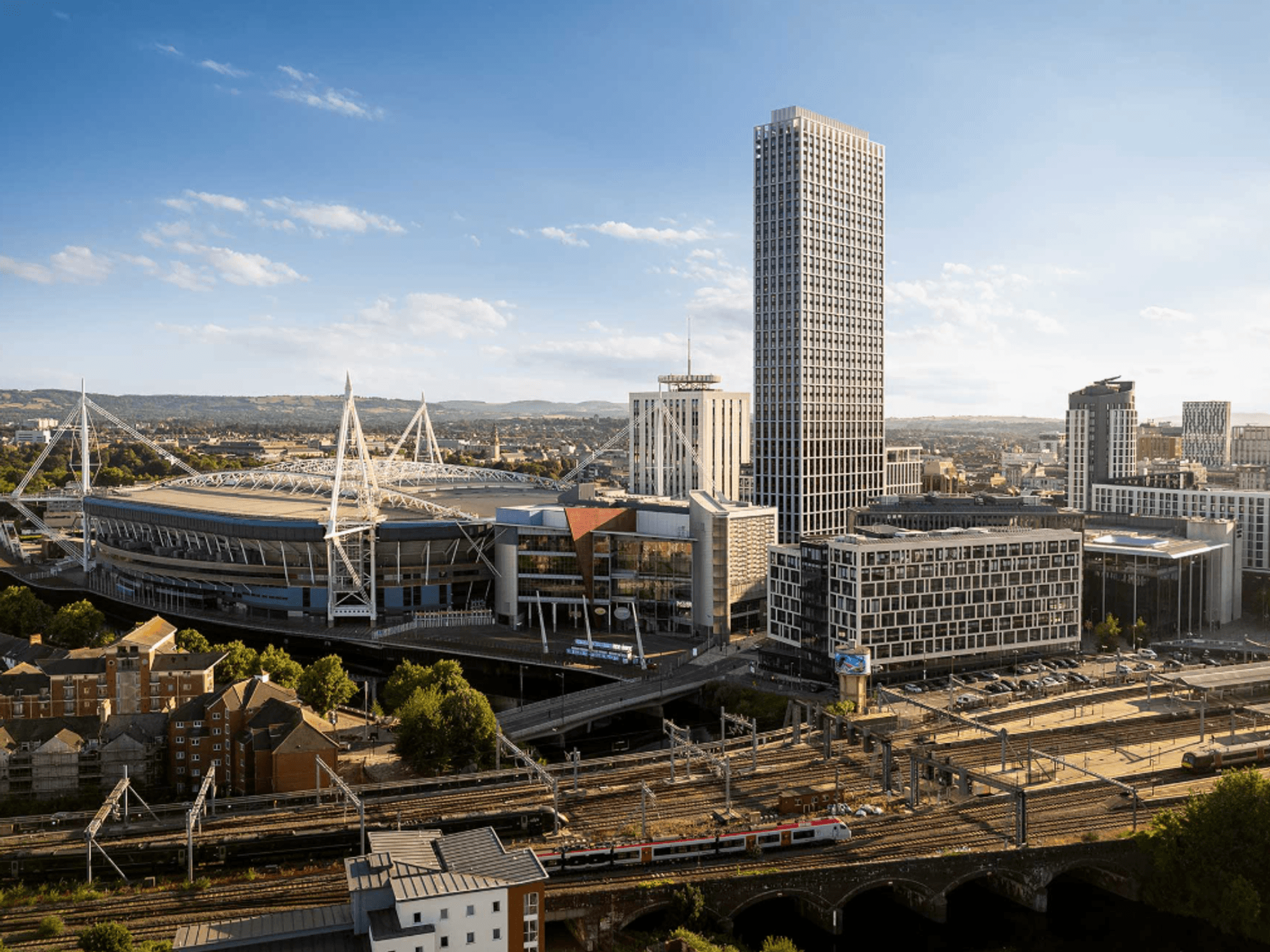 50-storey skyscraper in Wales
