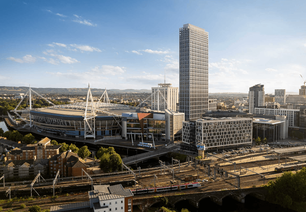 50-storey skyscraper in Wales